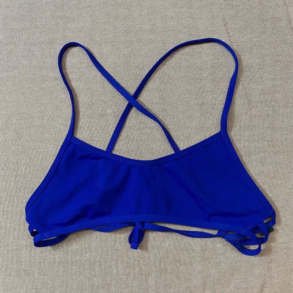 Jolyn Harrison Swimsuit Top - Blueberry, Size L